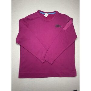 Nike Sweater Men XL Dri-Fit Purple Long Sleeve Winter Make Your‎ Brain Happy!